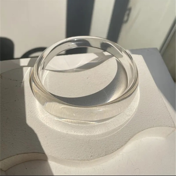 Clear Acrylic Bracelets (Set of 2) - Picture 2 of 2